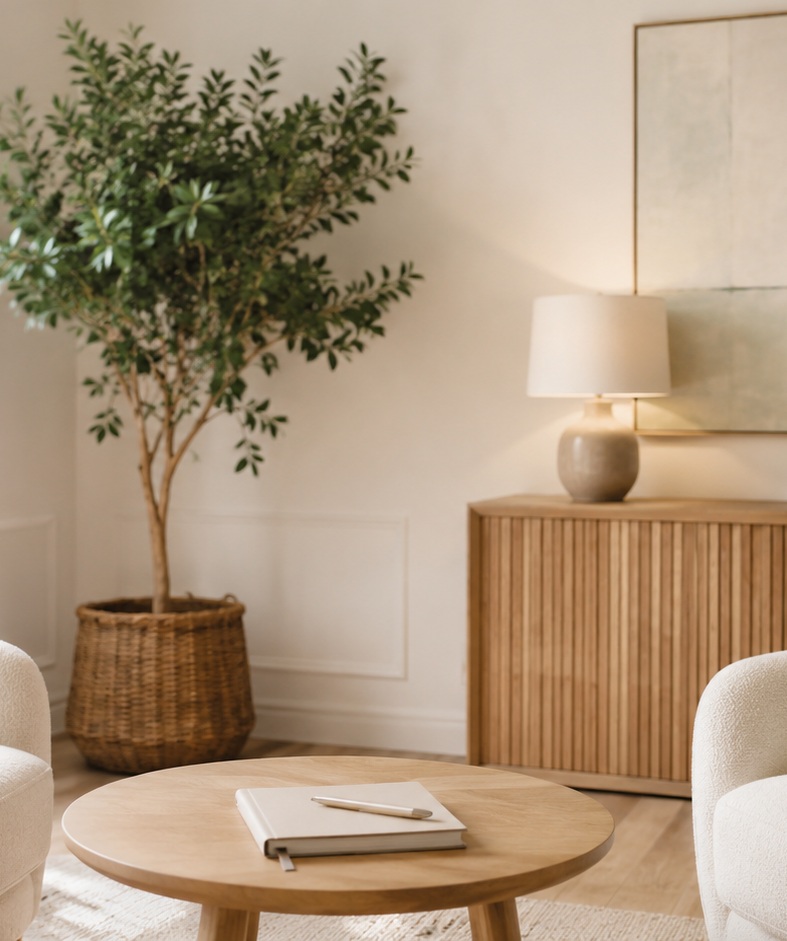 Espace de consultation calme et lumineux